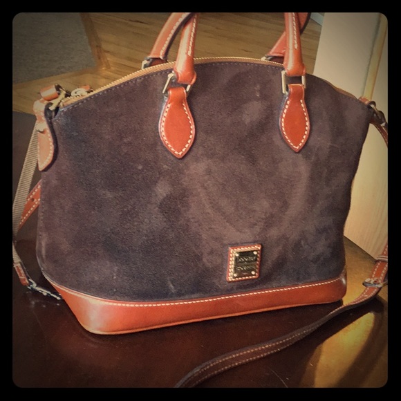 Dooney & Bourke Handbags - Dooney & Bourke Brown Suede Purse